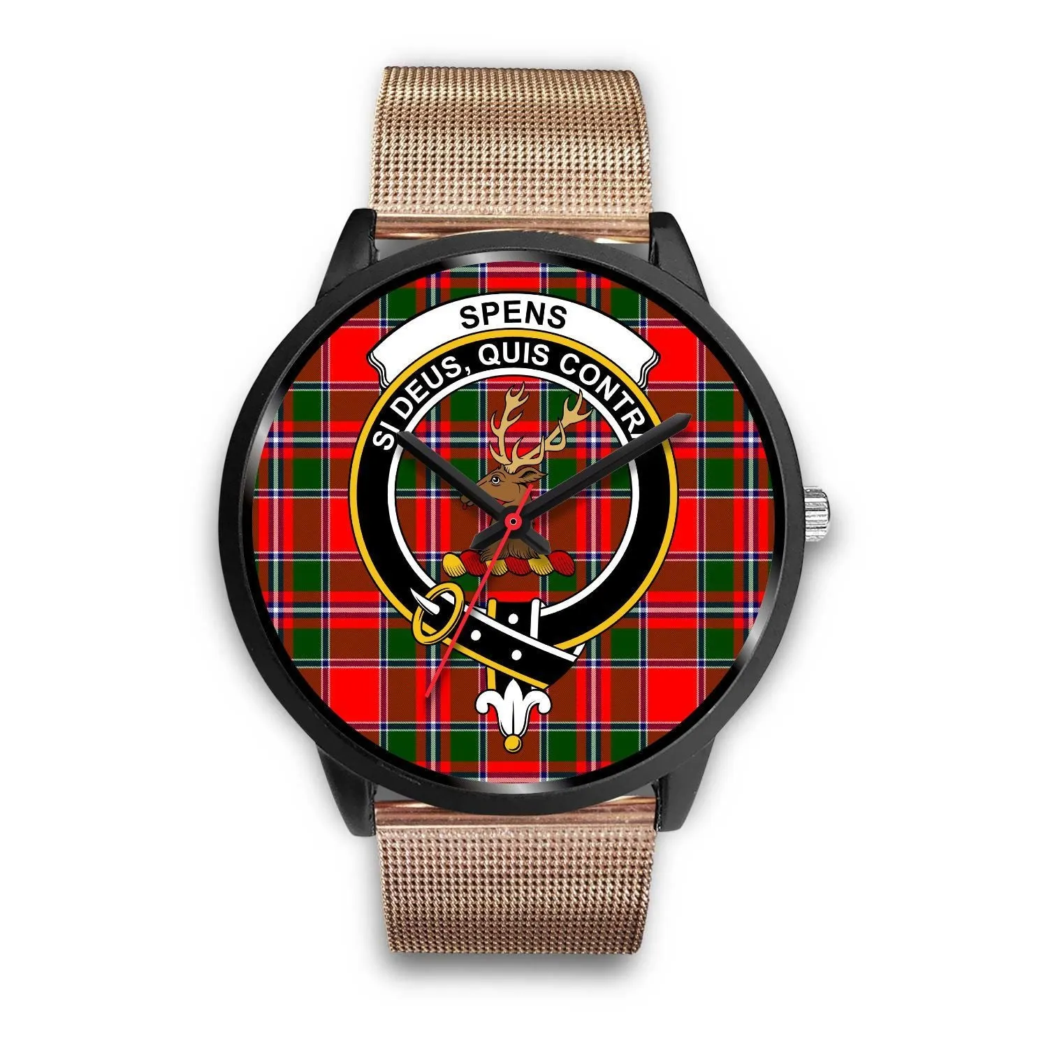 Spens Modern Clan Badge Tartan Black Watch