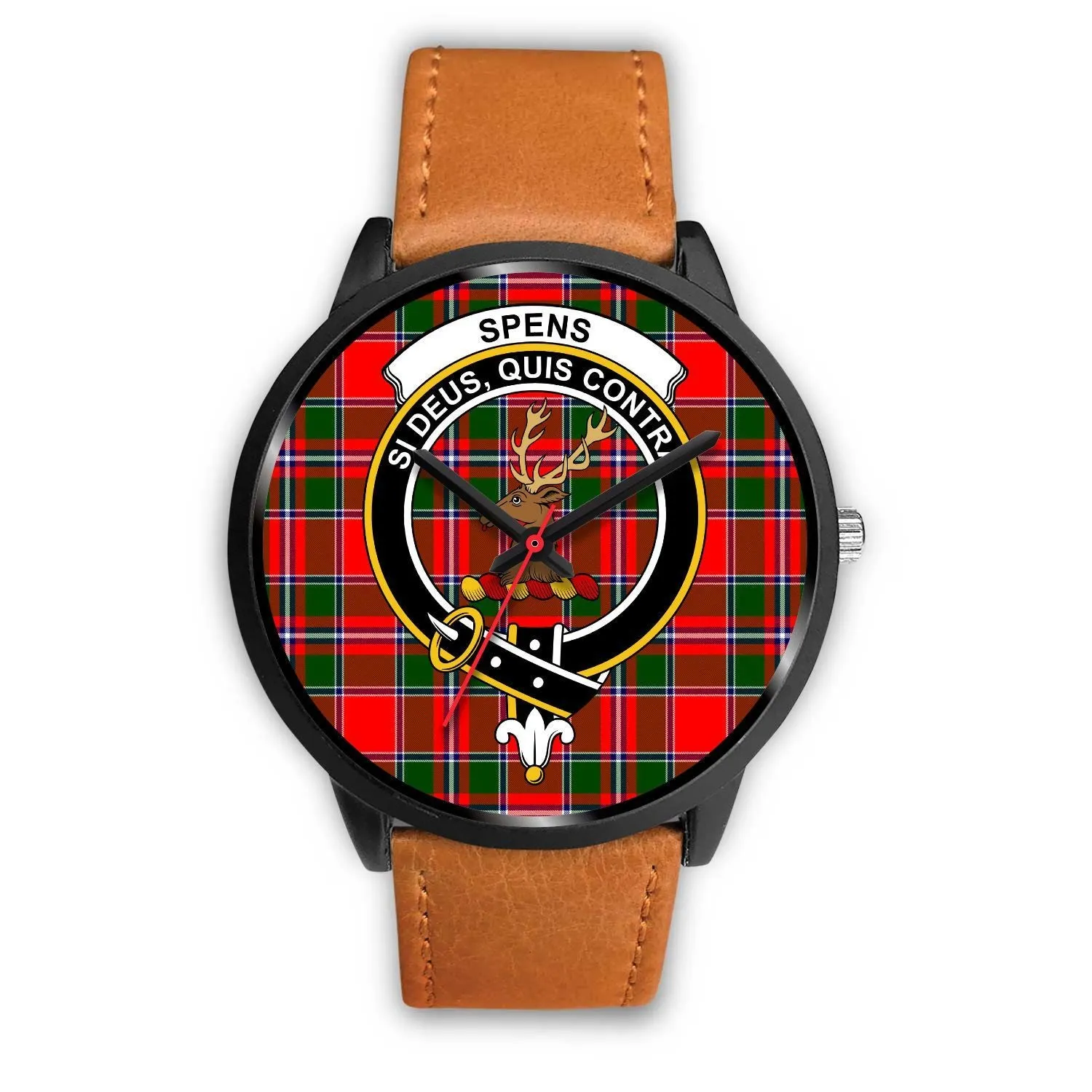 Spens Modern Clan Badge Tartan Black Watch