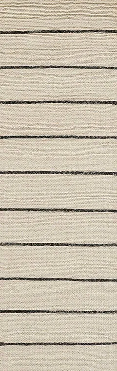 Strand Ivory / Black Rug