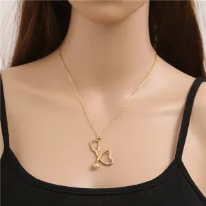 Stylish Fashion Stethoscope Pendant Necklaces