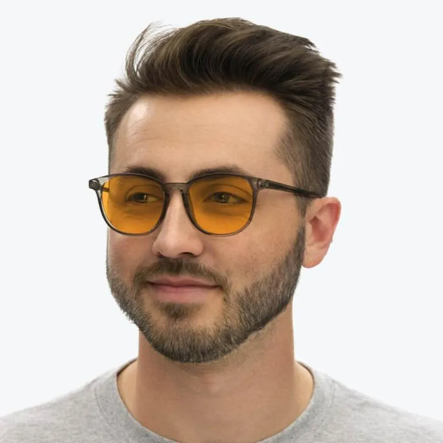 SunDown Billie Blue Blocking Glasses-Pearl Grey - Readers