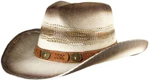 Sunset Beige Cowboy Cowgirl Hat For Men & Women Straw