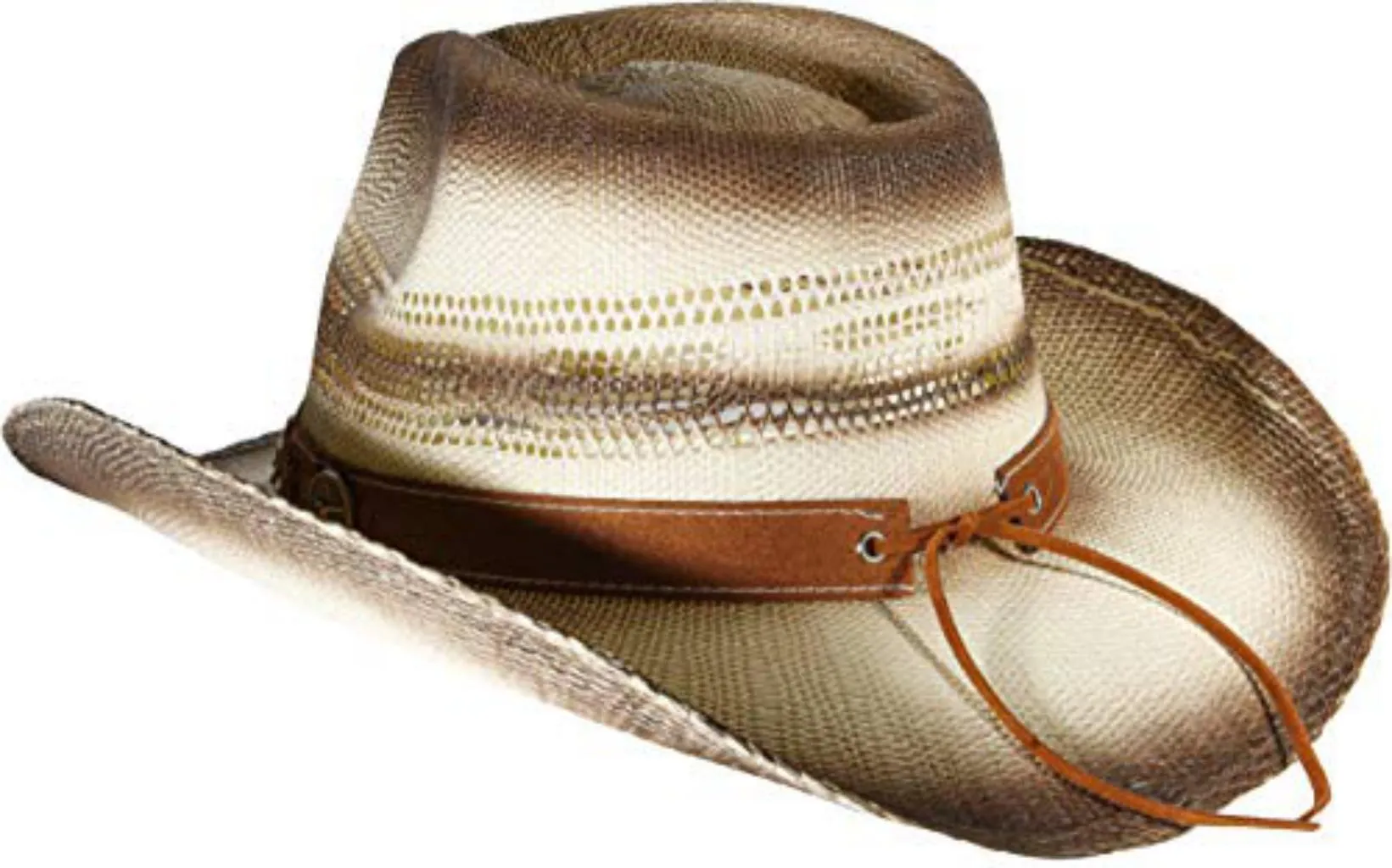 Sunset Beige Cowboy Cowgirl Hat For Men & Women Straw