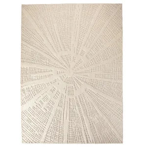 Vortex Rug - Ivory/Ivory - 4 Sizes