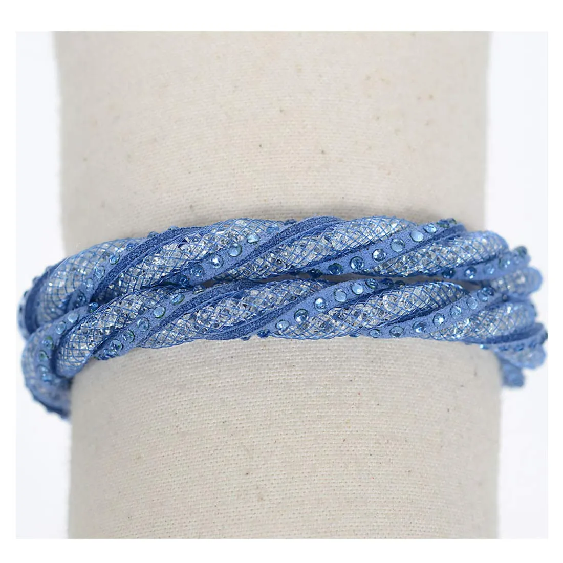 Yellow Chimes Blue Stars Bracelet for Women and Girls.