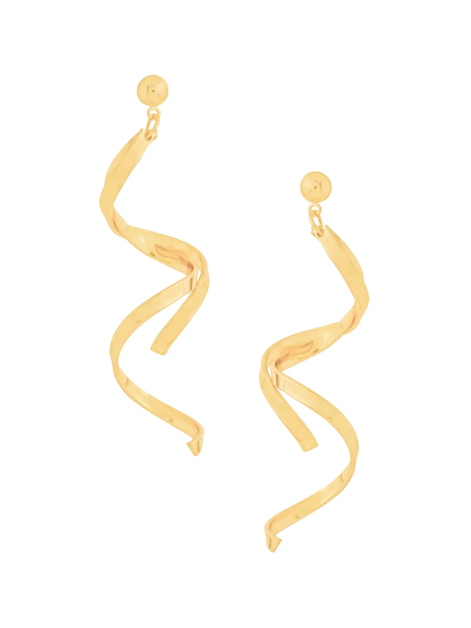 Yellow Chimes Dangler Earrings for Women | Fashion Golden Women Earrings | Gold Plated Long Earrings for Women | Birthday Gift for Girls Anniversary Gift for Wife