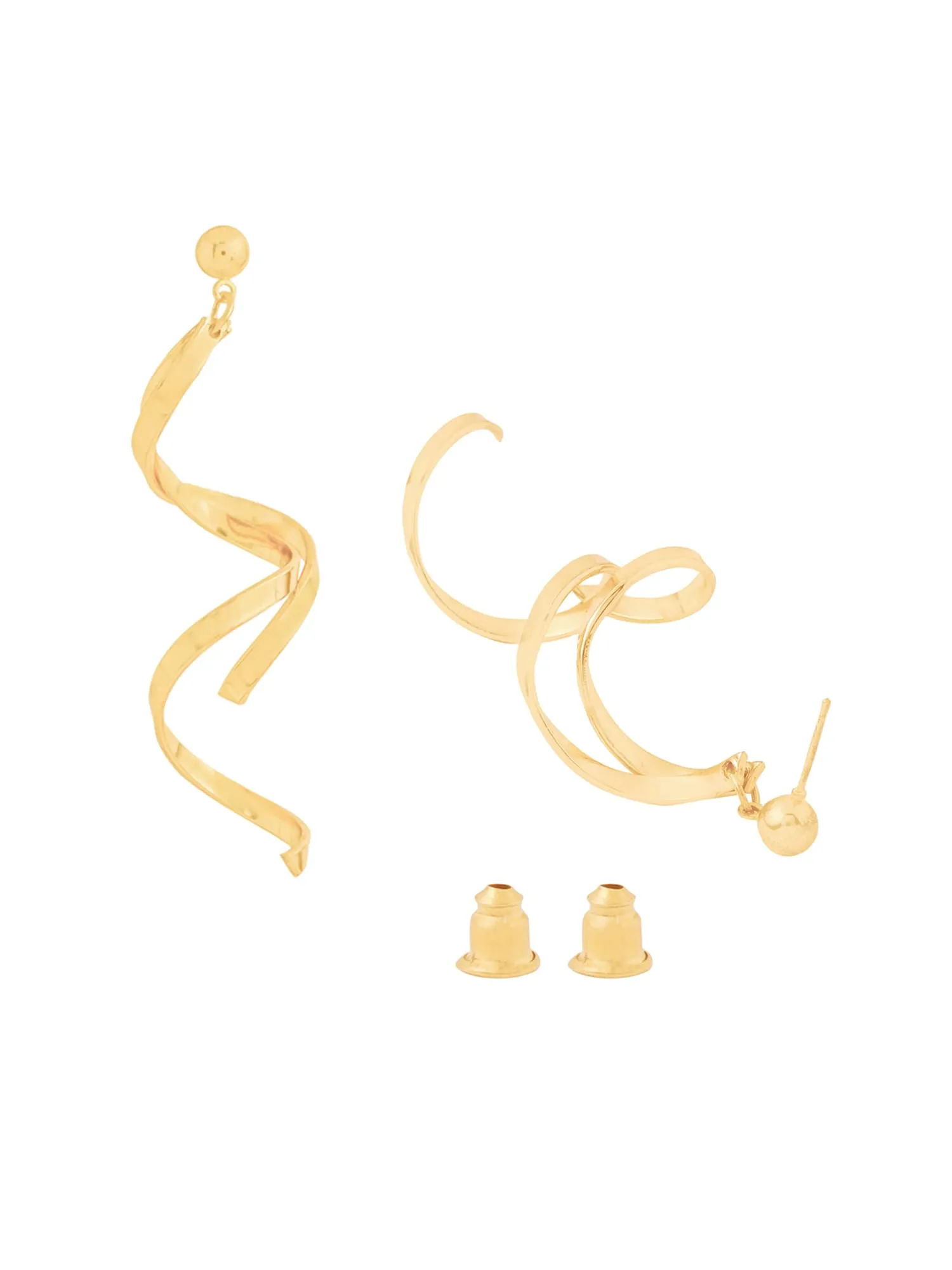 Yellow Chimes Dangler Earrings for Women | Fashion Golden Women Earrings | Gold Plated Long Earrings for Women | Birthday Gift for Girls Anniversary Gift for Wife